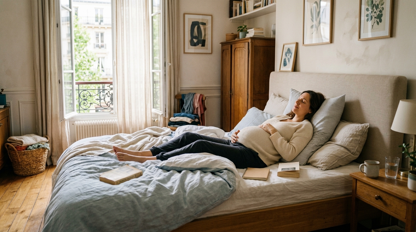 J&rsquo;ai passé mes nuits assise dans le canapé au 6e mois jusqu&rsquo;à ce qu&rsquo;une sage-femme me montre ce qu&rsquo;elle change dans la chambre : tout a changé