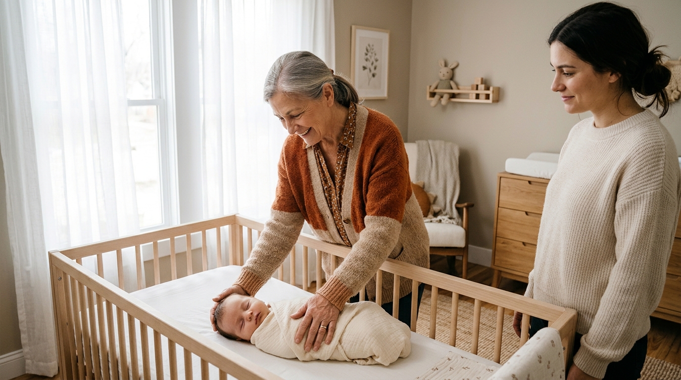 Les pédiatres ne conseillent plus aux grands-parents de coucher bébé comme ils le faisaient avec leurs propres enfants : ce qu&rsquo;ils recommandent à la place se remarque dès la première sieste