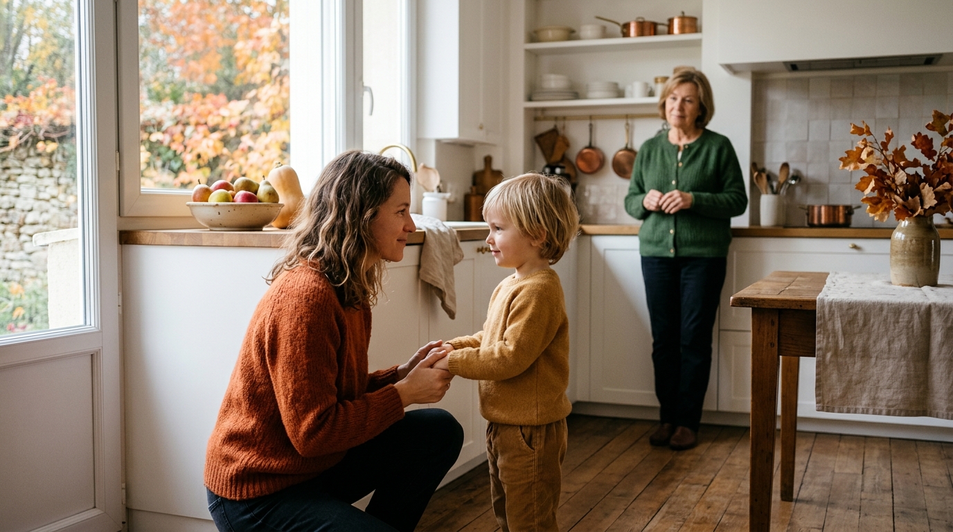 « Une petite tape n&rsquo;a jamais fait de mal à personne » : ce que ma fille m&rsquo;a répondu devant mes petits-enfants m&rsquo;a fait ravaler ma phrase